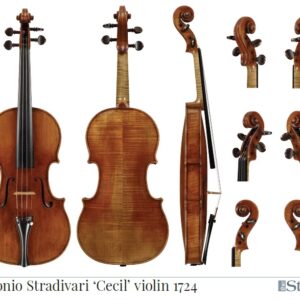 Antonio Stradivari 'Cecil' violin 1724 poster